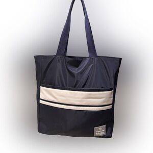 Sergio Tacchini Tennis Nylon Tennis Tote Bag Maritime Blue Striped